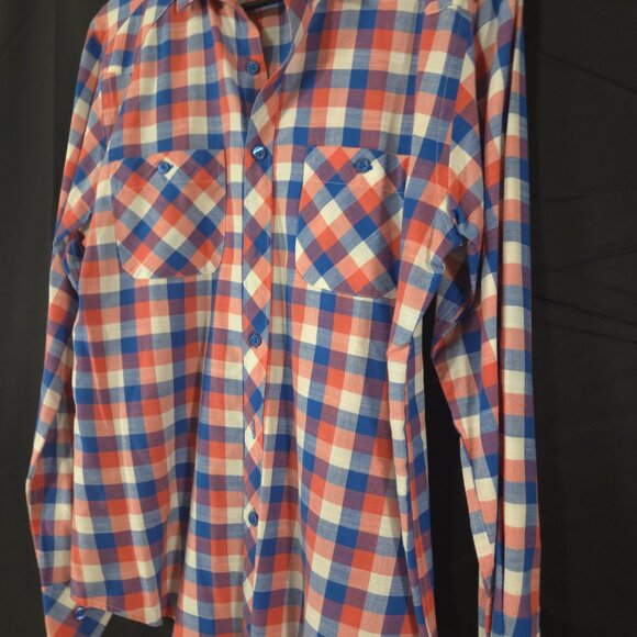 Cats Eye Double Pocket Button Up Size Large Very Nice - Picture 5 of 8